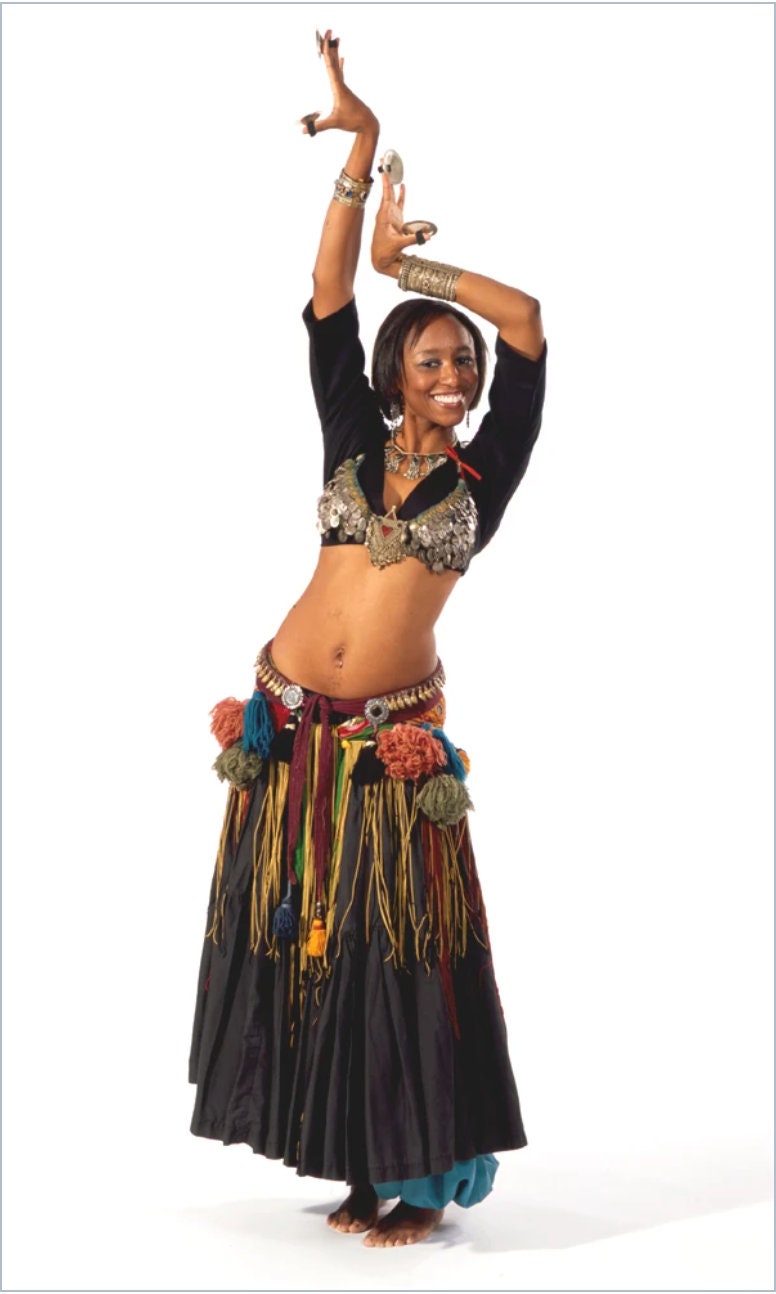 BellyLady Belly Dance Tribal Fringe Bra Top, 34B/32C, Gift Idea-Gold: Buy  Online at Best Price in UAE 