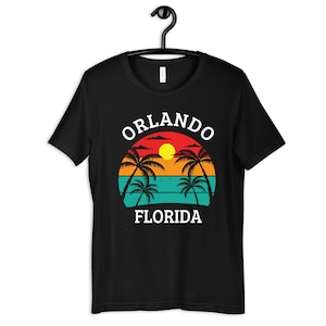 Orlando Florida Palm Trees T-Shirt, Women&#39;s Tee, Hoodie, Kids Top, Long Sleeve, Sweatshirt, Tank Top, Toddler Shirt