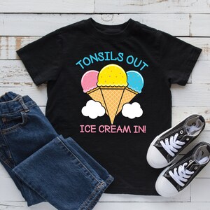 Tonsils T-Shirt, Funny Tonsils Ice Cream, Tonsillitis Kids Tee,Tank Top, Hoodie, Sweatshirt, Long Sleeve, Kids Tee Apparel Gift