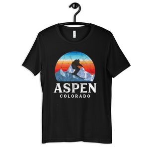 Ski Aspen Colorado Shirt, Skiing Aspen T-Shirt, Hoodie, Long Sleeve, Sweatshirt, Kids TShirt
