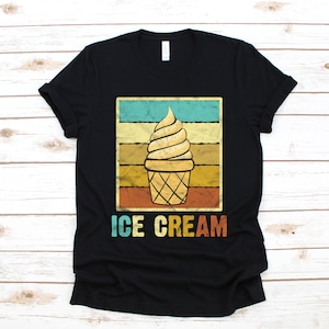 Ice Cream Shirt, Retro Ice Cream T-Shirt, Kids Tee, Women&#39;s Tee, Tank Top, Hoodie, Sweatshirt, Long Sleeve