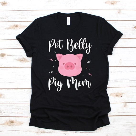 Pot Belly Pig Mom T-Shirt For Women Pot Belly Pig Mom T-Shirt For Women