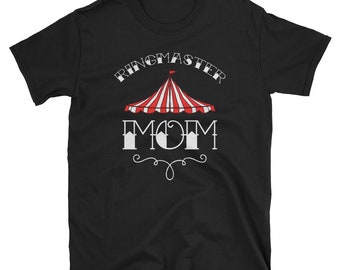 Ringmaster mamá circo camisa Carnaval fiesta de cumpleaños camiseta regalo camiseta