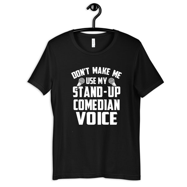 Comedian Voice Shirt, Lustiges Stand Up Comedian T-Shirt, Comedians T-Shirt, Langarm, Hoodie, Sweatshirt