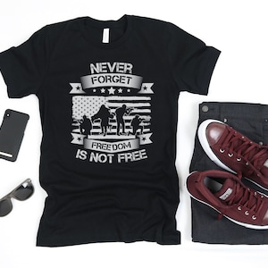 Veteran Freiheit ist nicht kostenlos, T-Shirt, Tank-Top, Hoodie, Sweatshirt, langärmelig, Hoodie, Bekleidung Geschenk