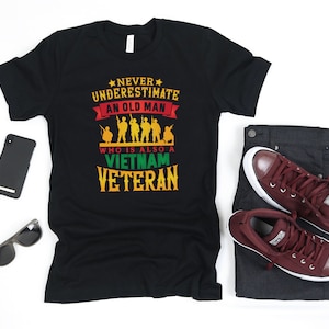 Old Man Vietnam Veteran T-Shirt, Vietnam Vet Dad Tank Top, Vietnam Fathers Day Hoodie, Sweatshirt, Long Sleeve, Hoodie, Apparel Gift