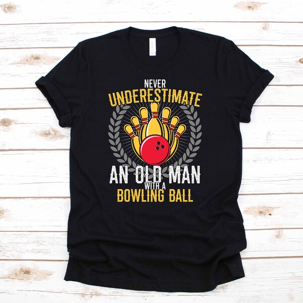 Bowling Old Man Etsy