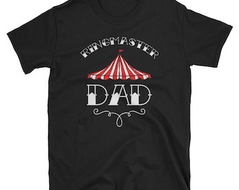 Ringmaster papá Circo camisa Carnaval fiesta de cumpleaños camiseta regalo camiseta