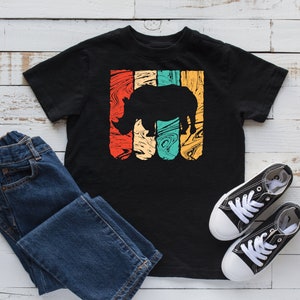 Nashorn T-Shirt, Süßes Nashorn T-Shirt, Kleinkind T-Shirt, Tank Top, Hoodie, Sweatshirt, Langarm, Kinder T-Shirt Geschenk