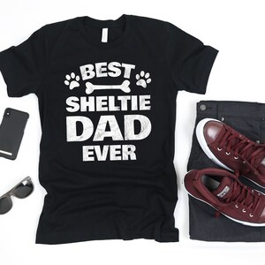 Best Sheltie Dad T-Shirt, Sheltie Dad Shirt, Sheltie Dog Dads Gift, Hoodie, Tank Top