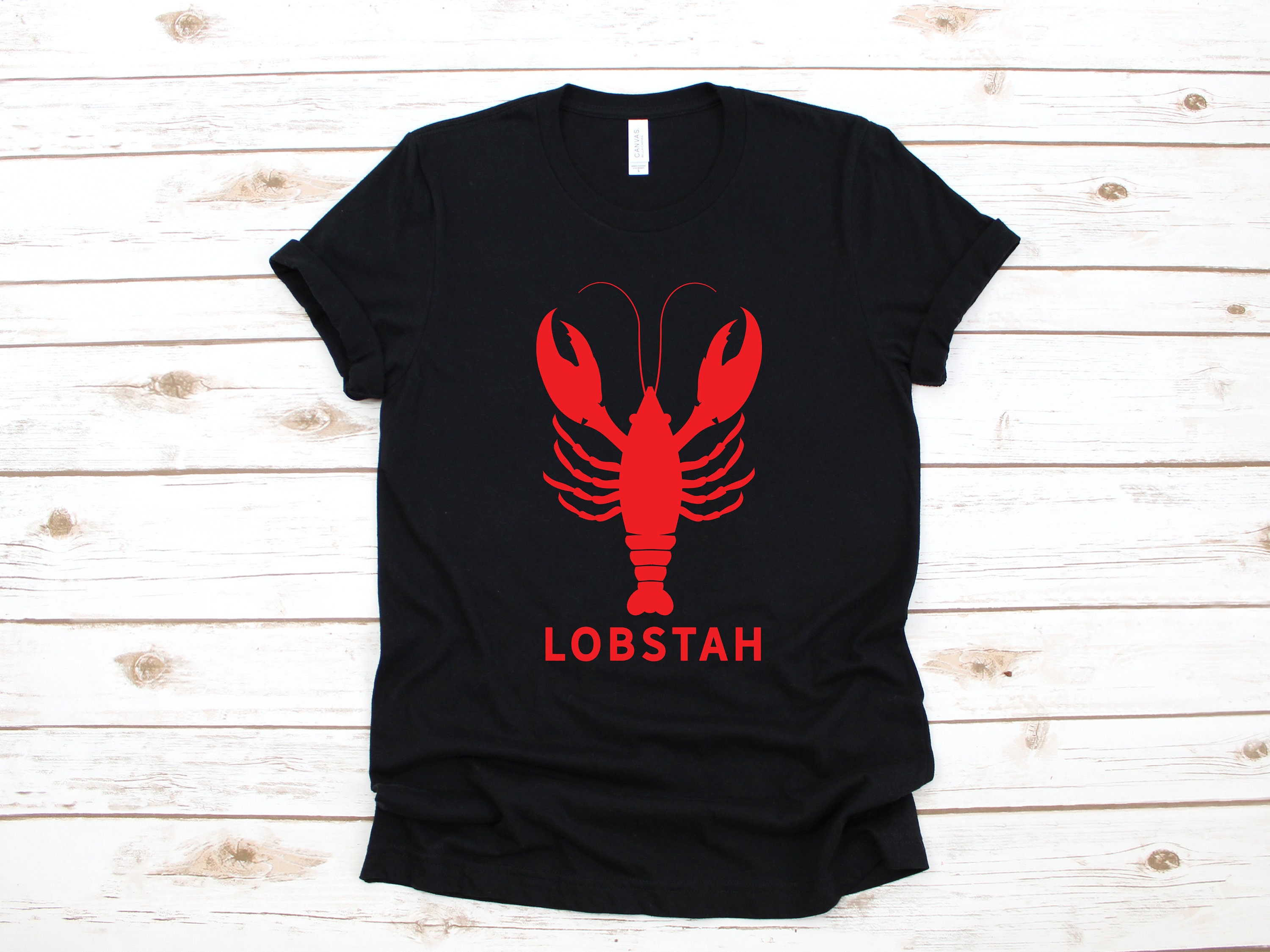 Lobstah Shirt Funny Maine Lobster TShirt Boston Lobster Etsy
