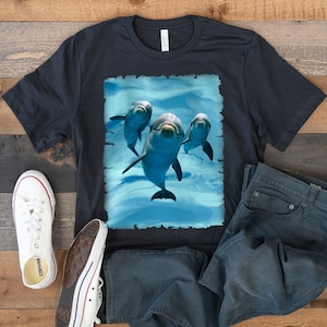 Dolphins T-Shirt, Cute Dolphin, Dolphin Aquarium Tank Top, Hoodie, Sweatshirt, Long Sleeve, Kids Tee Apparel Gift