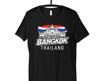 Bangkok Thailand T-Shirt, Souvenir Hoodie, Thailand Tees, Long Sleeve, Kids Travel Tee