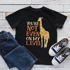 Lustiges Giraffe Shirt, Groß, Giraffe Kinder T-Shirt, Süßes Zoo T-Shirt, Tank Top, Hoodie, Sweatshirt, Langarm, Kinder T-Shirt Geschenk