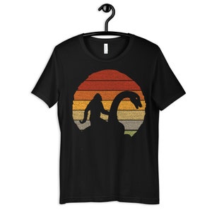 Bigfoot Loch Ness T-Shirt, Sasquatch Hoodie, Cryptid Tees, Mythical Long Sleeve, Monster Tank Top, Mystery Sweatshirt, Kids Cryptozoology