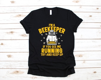 Divertida camiseta de apicultor, camisa de apicultores, manga larga apícola, sudadera, sudadera, sudadera, camiseta sin mangas