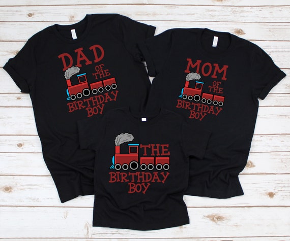 Mom Birthday Boy Train Conductor Birthday Party T-Shirt Mom Birthday Boy Train Conductor Birthday Party T-Shirt