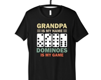 Grandpa Dominoes Shirt, Funny Dominoes T-Shirt, Hoodie, Sweatshirt, Long Sleeve, Tank Top