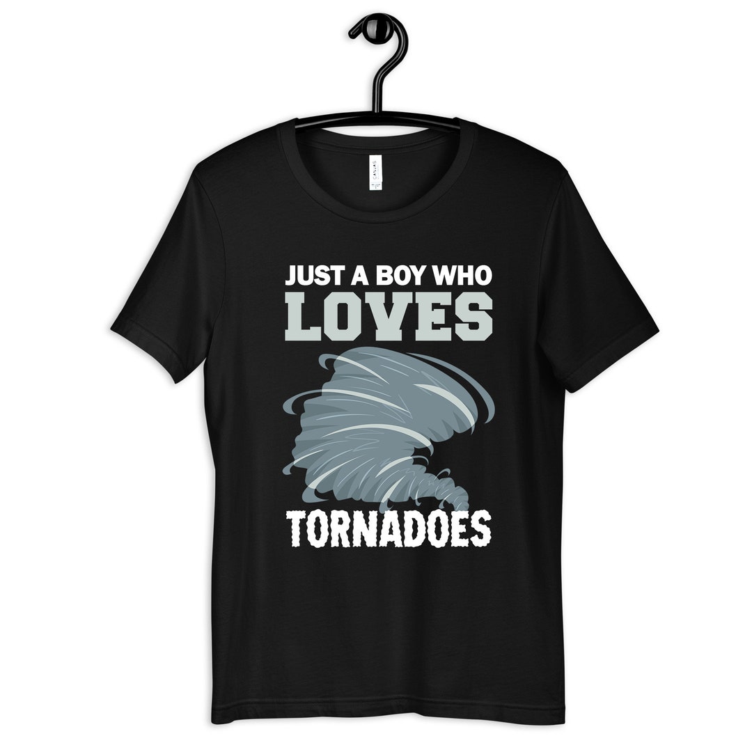 Boy Who Loves Tornadoes Shirt, Tornado Kids T-shirt, Kids Tee, Hoodie ...