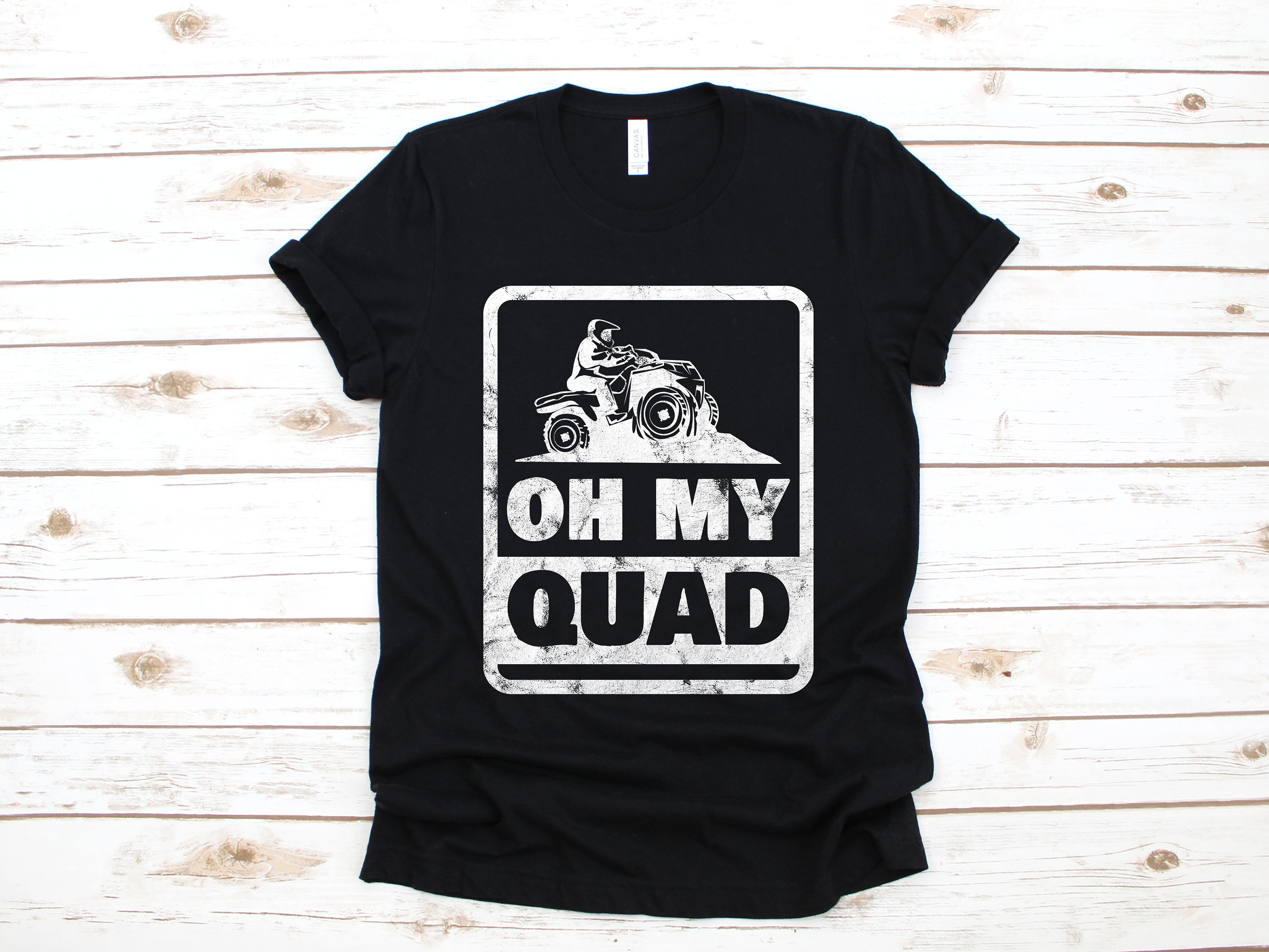 Oh My Quad ATV TShirt Funny ATV TShirt 4Wheeler Long Etsy