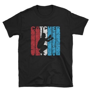 Retro Baseball Catcher T-Shirt