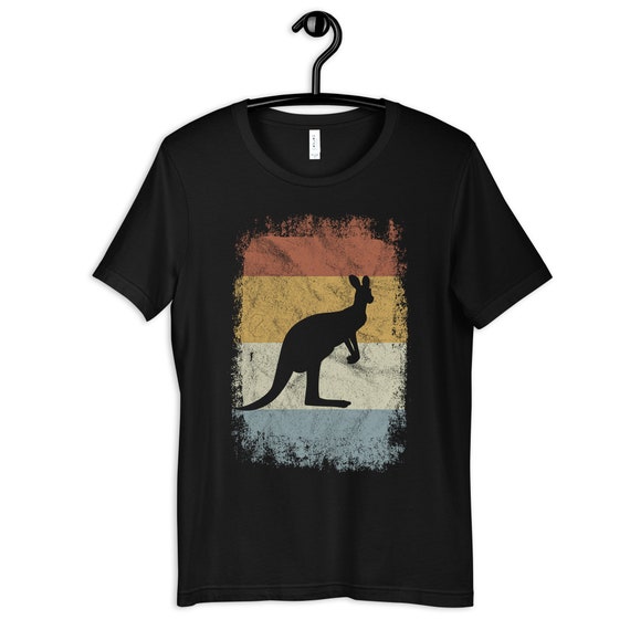 Long Zoo Kangaroo Top Retro Etsy - Tank T-shirt, Safari, Shirt, Sleeve, Kids Hoodie, Hoodie, Sweatshirt, Kangaroos Tee,