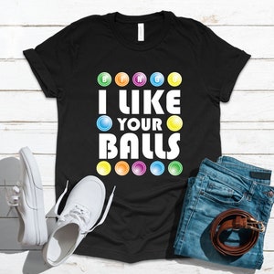 Zabawny kalambur Bingo Balls, T-shirt, Tank Top, Bluza z kapturem, Sweter, Długi rękaw, Bluza z kapturem dla dzieci, Prezent odzieżowy