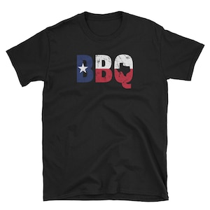 Texas Flag BBQ camisa barbacoa Brisket camiseta Dallas Houston regalo