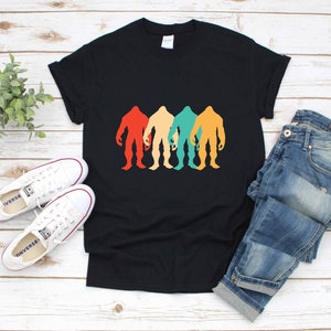 Bigfoot Retro Sasquatch | T-Shirt | Tank Top | Hoodie |  Hoodie | Long Sleeve |  Apparel Gift