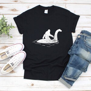 Bigfoot Sasquatch Loch Ness Nessie | T-Shirt | Tank Top | Hoodie |  Hoodie | Long Sleeve |  Apparel Gift