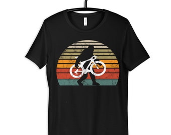 Camisa de ciclismo Bigfoot, camiseta ciclista Bigfoot, bicicleta Sasquatch, sudadera con capucha Bigfoot de ciclismo de montaña, camiseta sin mangas, sudadera, manga larga