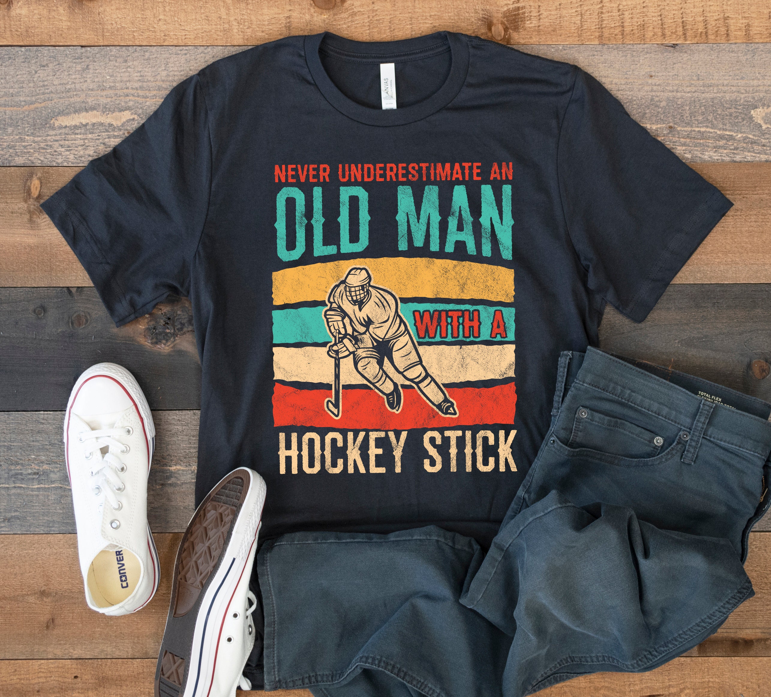 Custom Youth Hockey Tee - Youth Vintage Sports T-Shirt