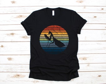 Praying Mantis Shirt, Retro Praying Mantis T-Shirt, Praying Mantis Hoodie, Long Sleeve, Sweatshirt, Tank Top, Women's Tee, Kids T-Shirt