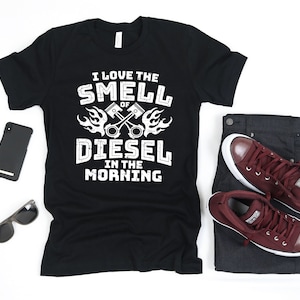 Funny Diesel Mechanic Shirt, Truck Mechanic T-Shirt, Smell Of Diesel Tank Top, Hoodie, Sweatshirt, Long Sleeve. Diesel Fathers Day Gift