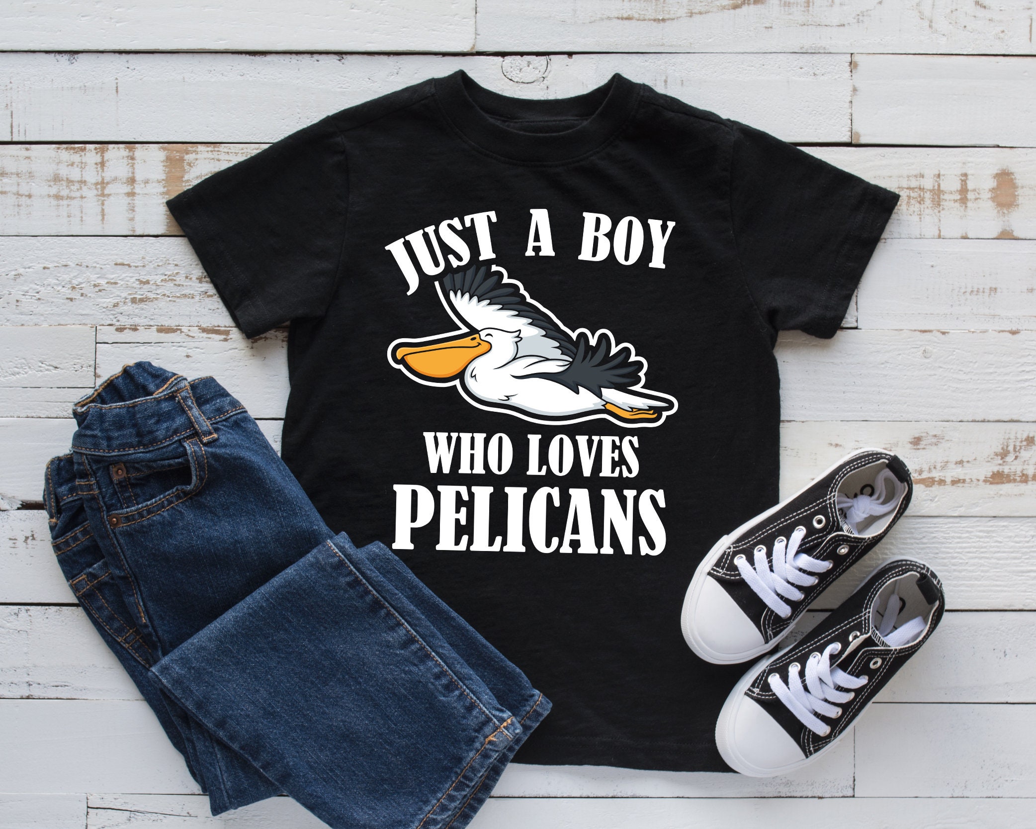 Boy Who Loves Pelicans T-shirt, Cute Pelican Tee, Kids Hoodie, Tank Top,  Hoodie, Sweatshirt, Long Sleeve, Kids Tee Apparel Gift -  Ireland