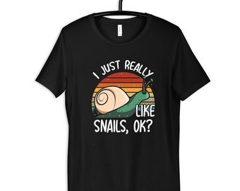 I Just Really Like Snails T-Shirt, Hoodie, Womens Tees, Kids Shirt, Toddler Tee, Long Sleeve, Tank Top, Sweatshirt