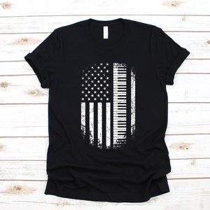 Piano American Flag Shirt, Pianist USA T-Shirt, Tank Top, Hoodie, Sweatshirt, Long Sleeve, Child