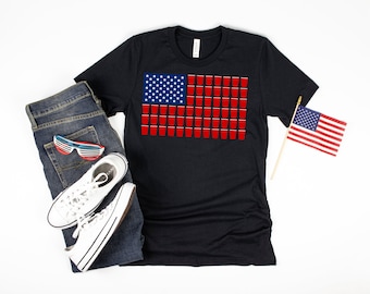 Beer Pong camiseta con bandera de EE.UU., camiseta con bandera americana de alcohol divertido, sudadera con capucha del 4 de julio, sudadera, manga larga, cerveza pong cups regalo
