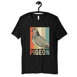 Pigeon T-Shirt, Retro Pigeons Shirt, Hoodie, Women&#39;s Tee, Kids Tee, Long Sleeve, Tank Top, Sweatshirt, Toddler Tee