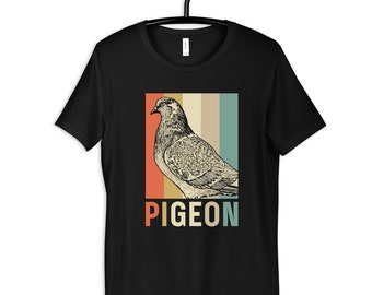 Pigeon T-Shirt, Retro Pigeons Shirt, Hoodie, Women's Tee, Kids Tee, Long Sleeve, Tank Top, Sweatshirt, Toddler Tee