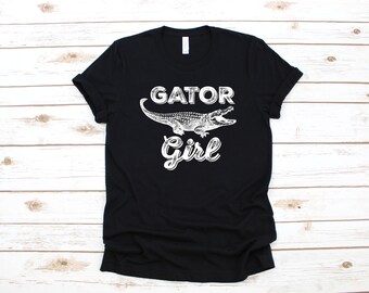Gator Girl T-Shirt, Alligator Girl Tee, Tank Top, Hoodie, Sweatshirt, Long Sleeve, Kids Tee Apparel Gift