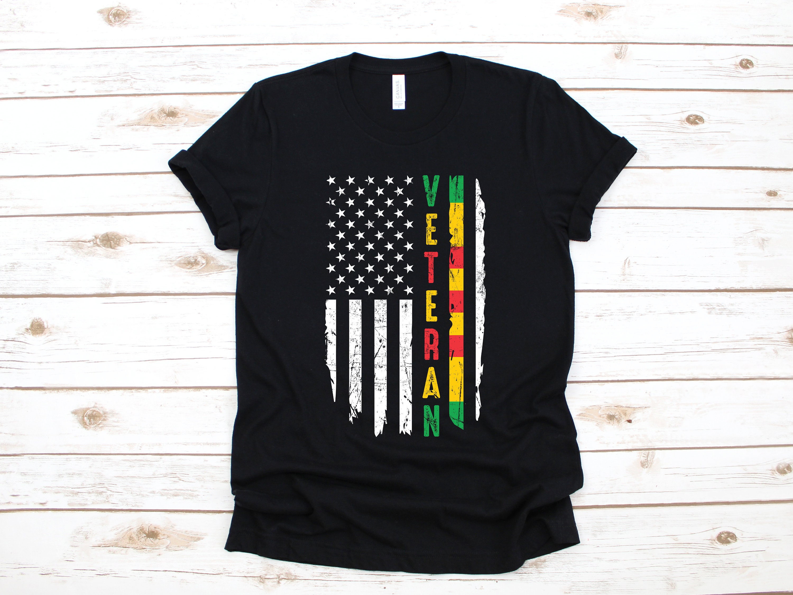 Vietnam Veteran T-Shirt, American Flag USA Patriotic Shirt, Tank Top, Hoodie, Sweatshirt, Long Sleeve, Hoodie, Gifts for Vietnam Vets