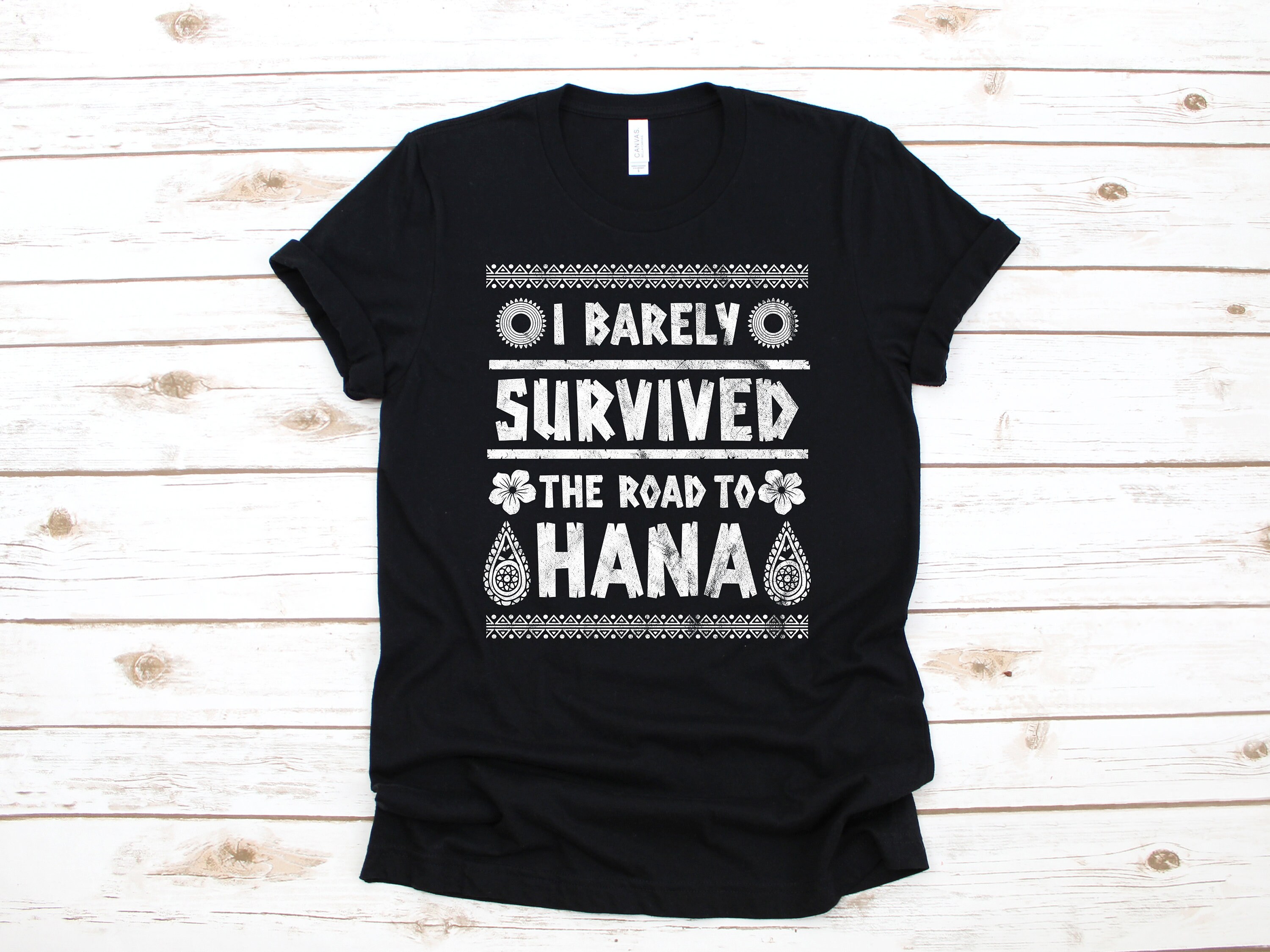 Survived Road to Hana T-shirt, Funny Road to Hana Maui Tank Top