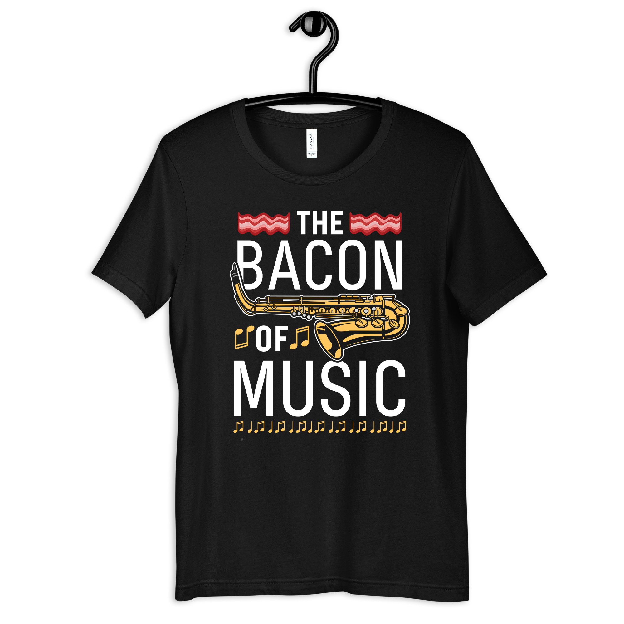 Saxophone Bacon of Music Shirt, Funny Sax Player T-Shirt, Band Kids Tee, Hoodie, Sweatshirt, Long Sleeve, Tank Top