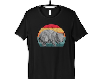 Retro Wombat T-Shirt, Hoodie, Women's Tee, Kids Tee, Long Sleeve, Tank Top, Sweatshirt