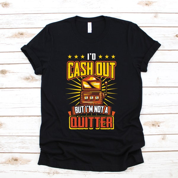 T-shirt de machine à sous drôle, t-shirt Casino Las Vegas, débardeur joueur, sweat à capuche, sweat-shirt, manches longues