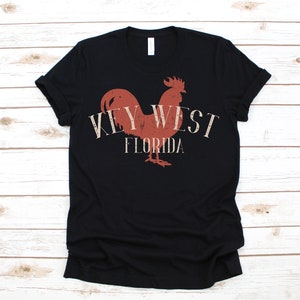 Key West Rooster T-Shirt, Key West Florida Tank Top, Hoodie, Sweatshirt, Long Sleeve, Kids Tee Apparel Gift