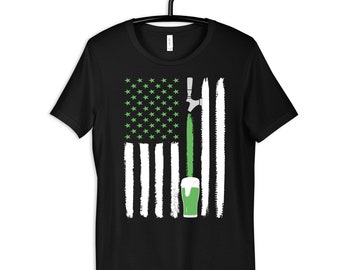 Green Beer USA T-Shirt, St. Patrick's Day Pub Crawl, Brewery Hoodie, Long Sleeve, Tank Top, Sweatshirt, Tee Shirt