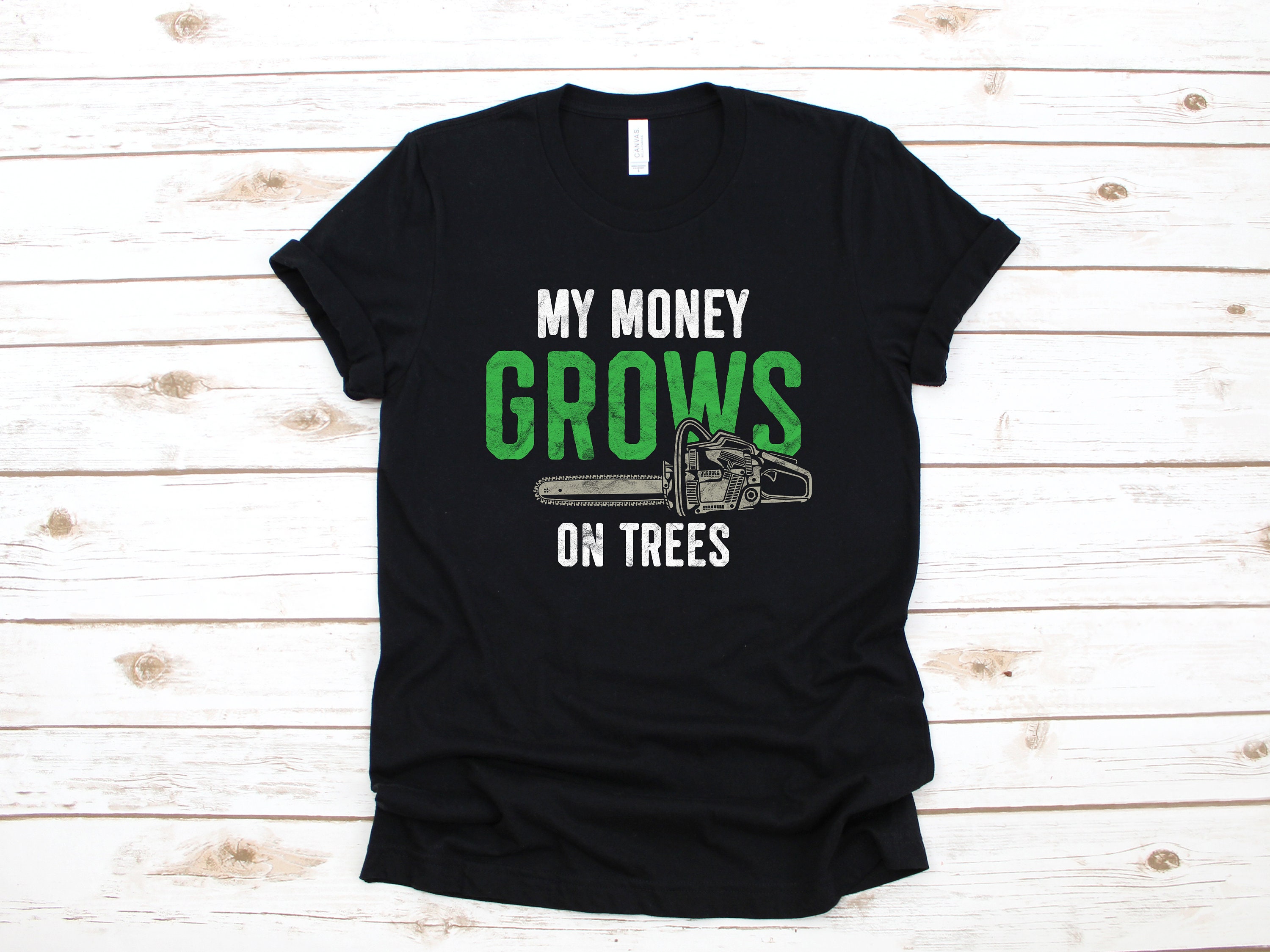 Lustige Arborist T-Shirt, mein Geld wächst auf Bäume Tank Top, Kettensäge Hoodie, Sweatshirt, lange Ärmel, schneiden Bäume Hoodie, Bekleidung Geschenk