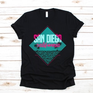 Retro San Diego T-Shirt, San Diego California Tank Top, Hoodie, Sweatshirt, Long Sleeve, Kids Tee Apparel Gift